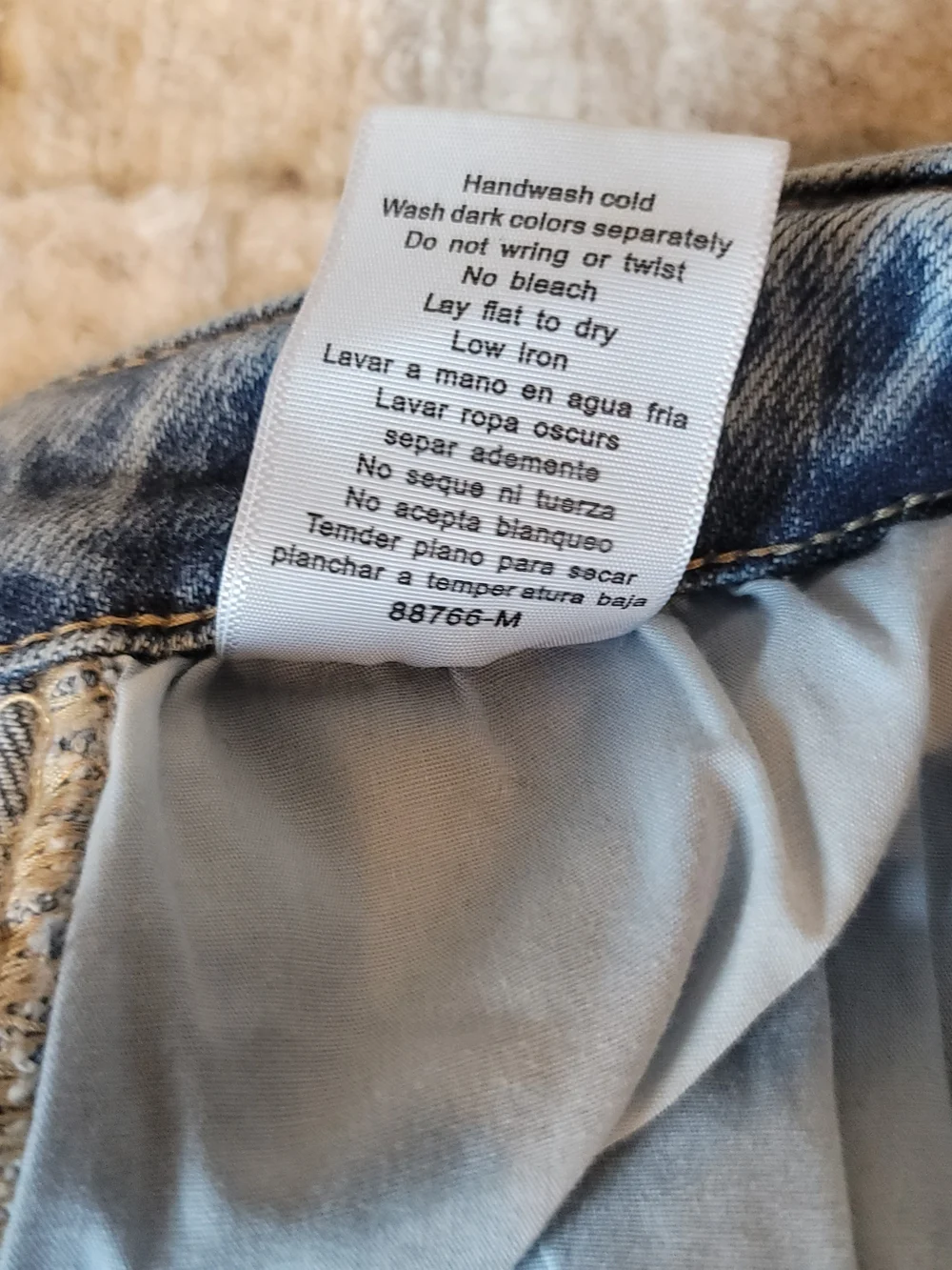 EUC JUDY BLUE Joy High Rise Side Seam Retro Wide Leg Medium Wash Jeans Size 9/29 - Picture 15 of 16